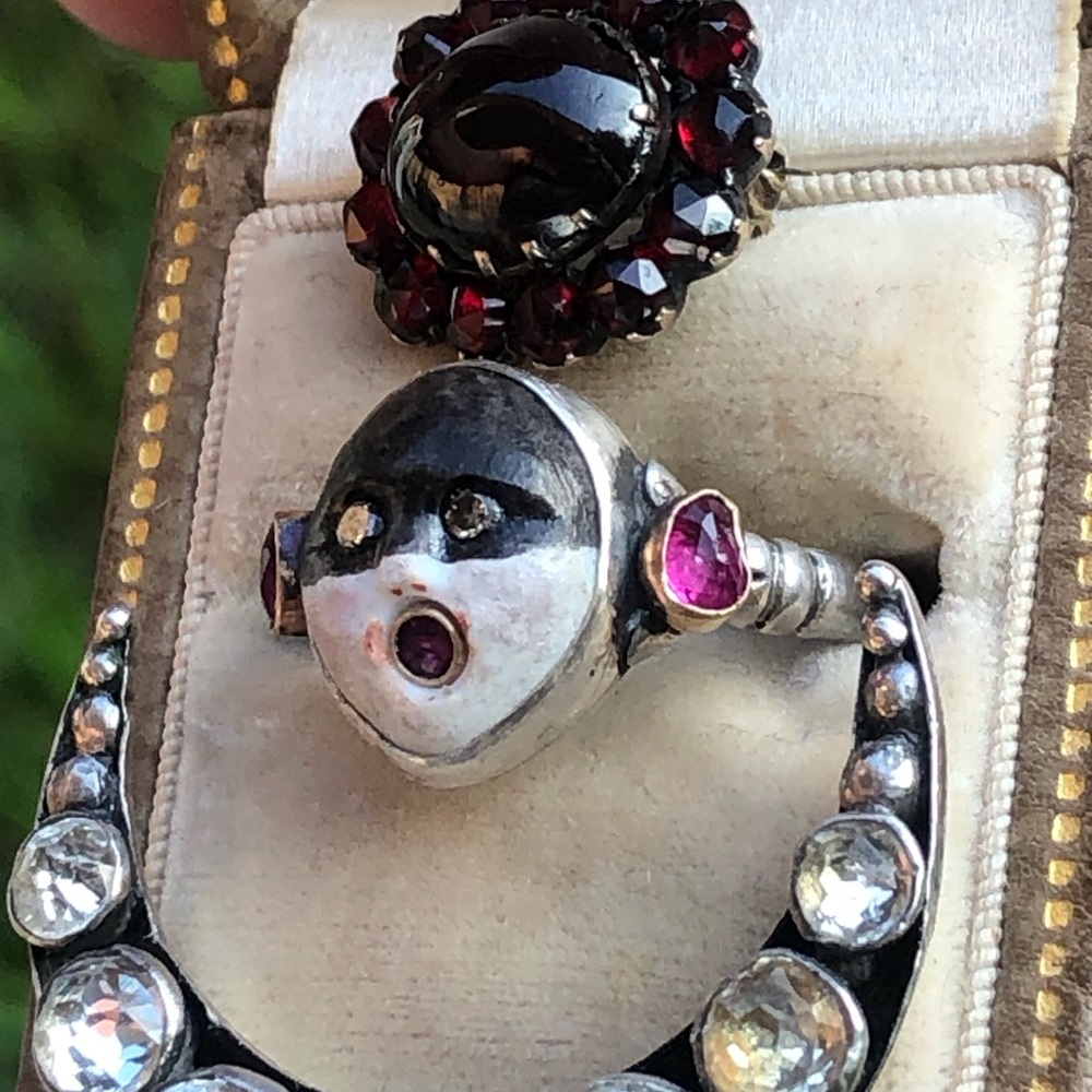 Georgian masquerade carnival masked ring - Picture 3 of 13